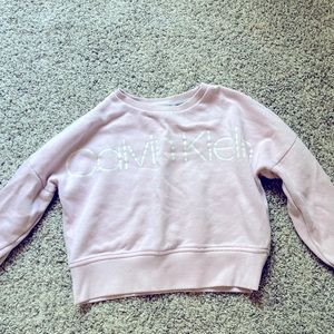Calvin Klein pink crop top Sweater
